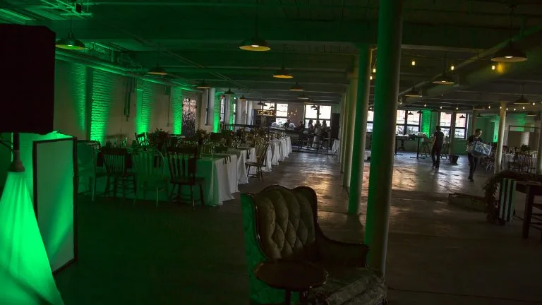 10-piece uplighting - green