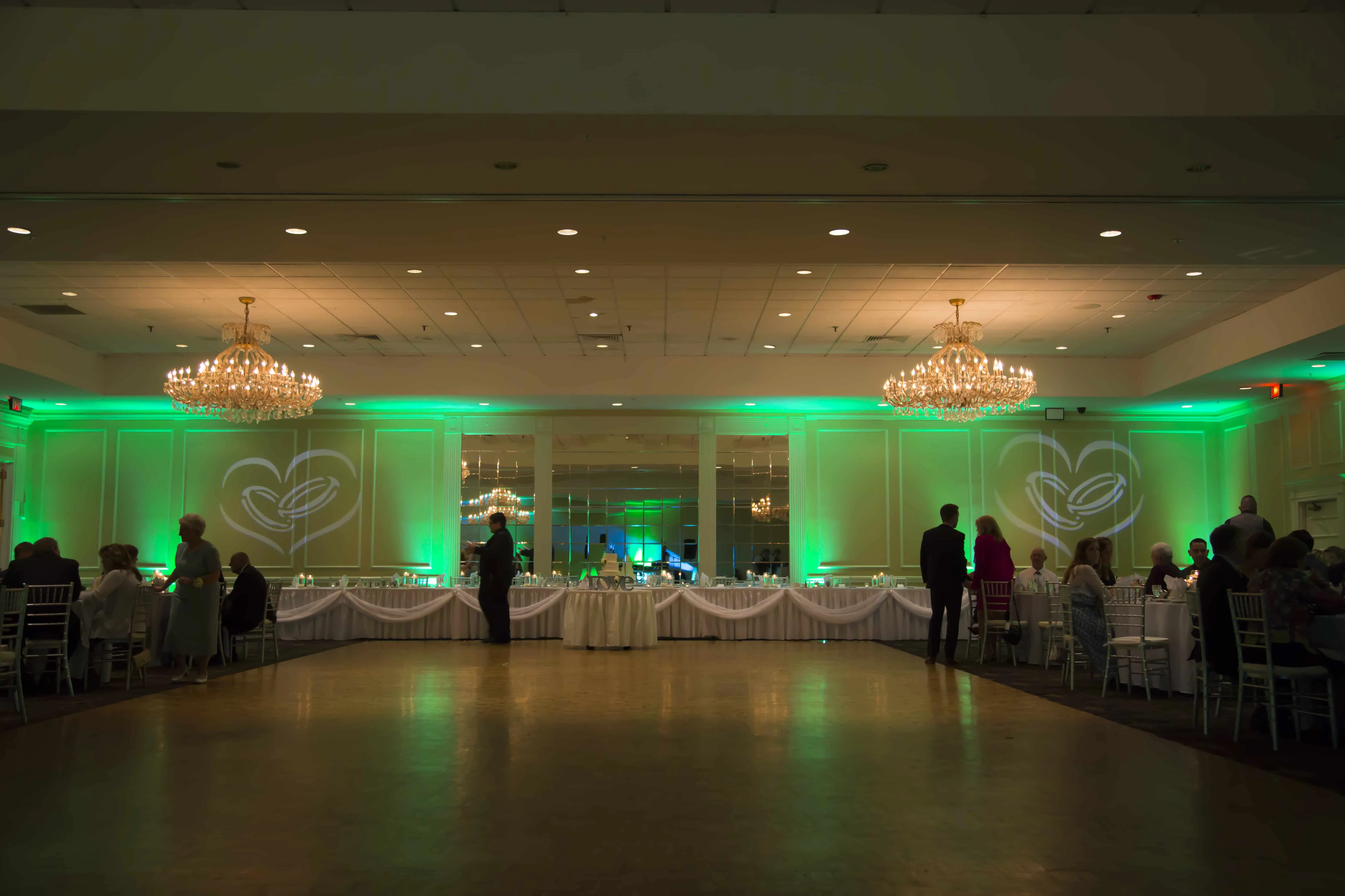 Uplighting Graphics Green