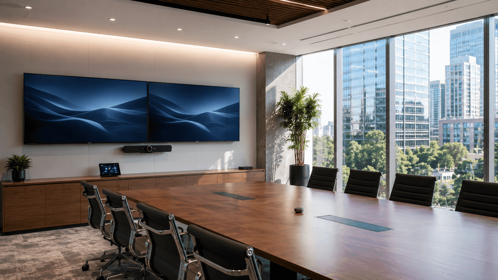 Integrated commercial conference and meeting room